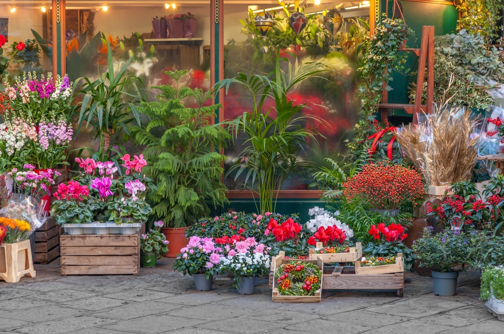 Street,flower,shop,with,colorful,flowers